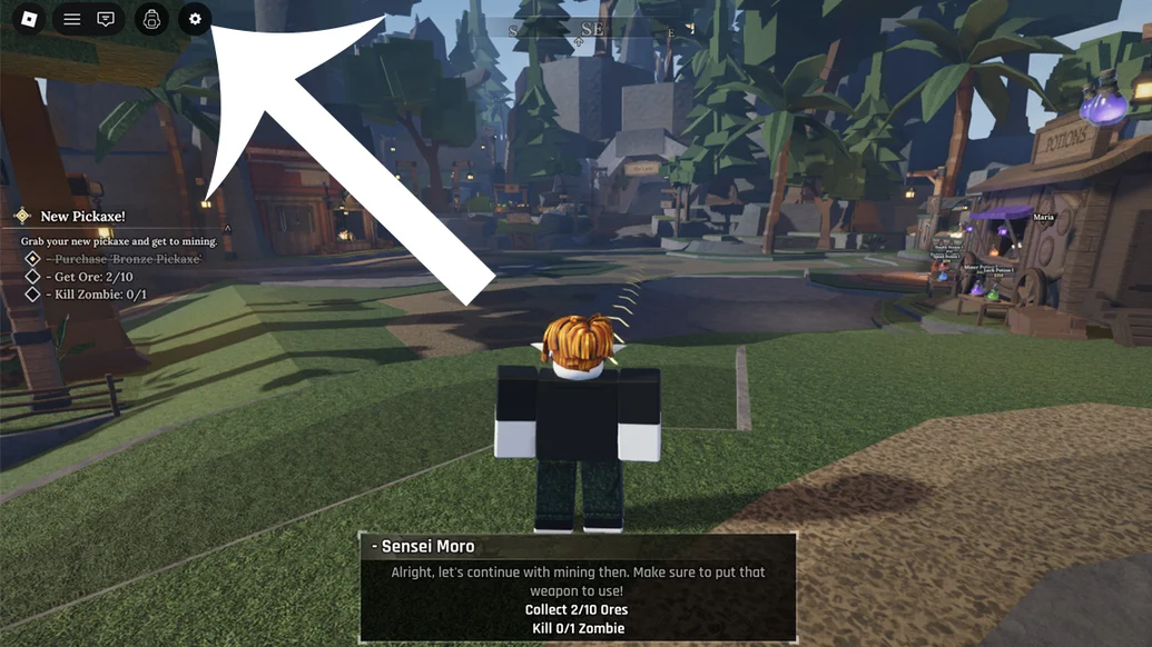 Find the Codes Button